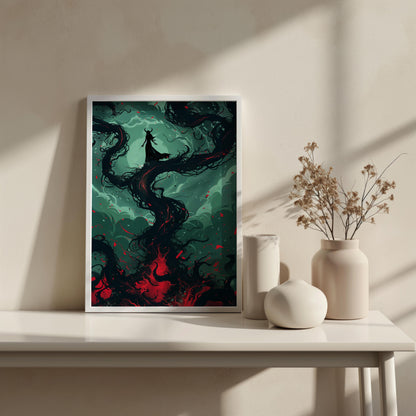 Abyssal Enchantress | Wooden Framed Poster