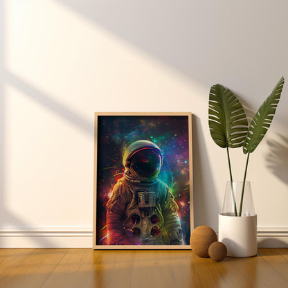 Cosmic Voyager | Premium Wooden Framed Poster