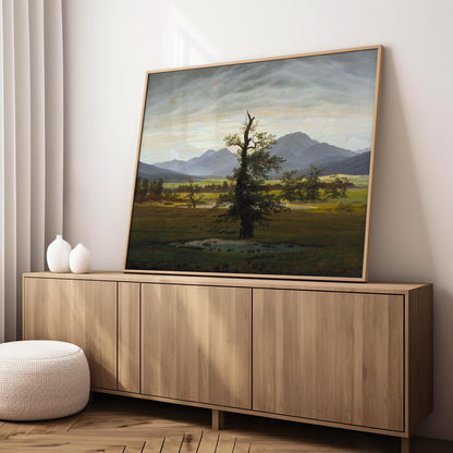 Solitary Tree | Wooden Framed Poster