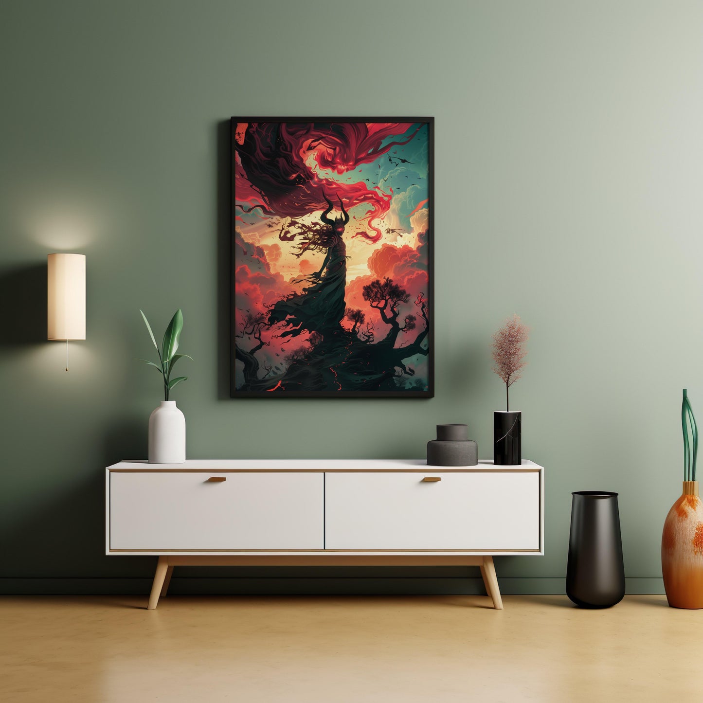 Twilight Tempest | Wooden Framed Poster