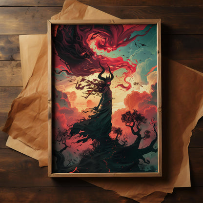 Twilight Tempest | Metal Framed Poster