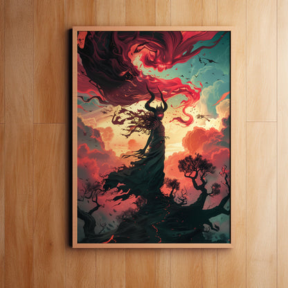 Twilight Tempest | Poster with Hanger