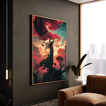 Twilight Tempest | Wooden Framed Poster