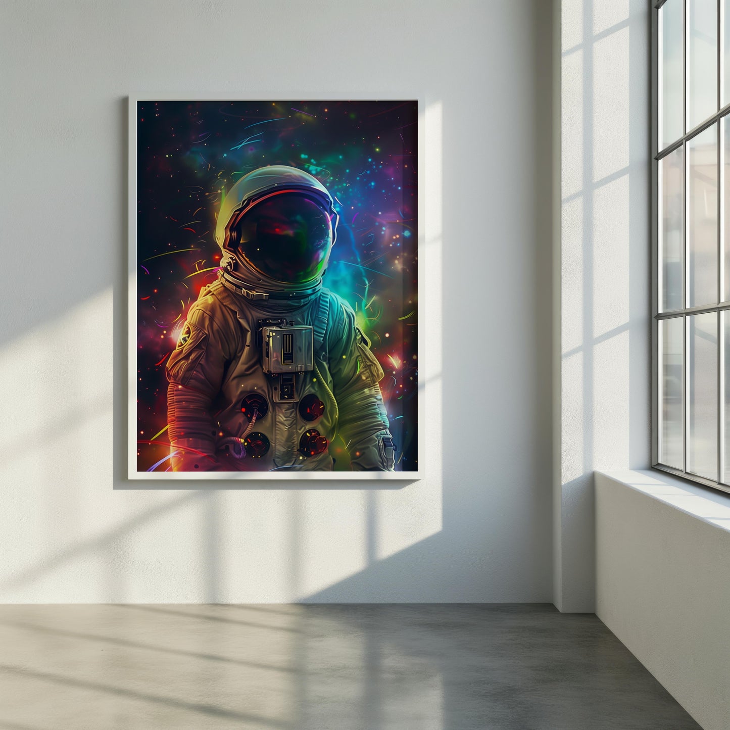 Cosmic Voyager | Metal Framed Poster