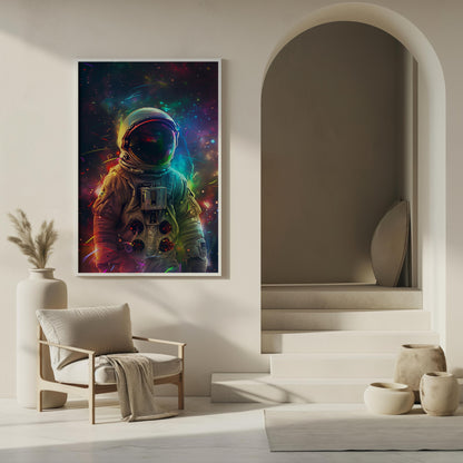 Cosmic Voyager | Metal Framed Poster