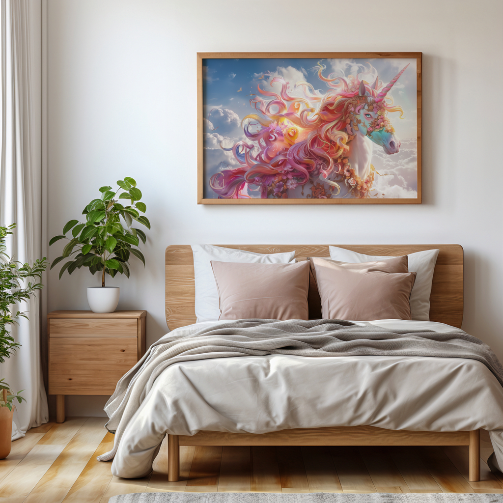 Ethereal Elegance | Wooden Framed Poster