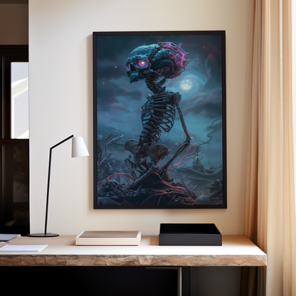 Sovereign of the Silent Depths | Brushed Aluminum Print