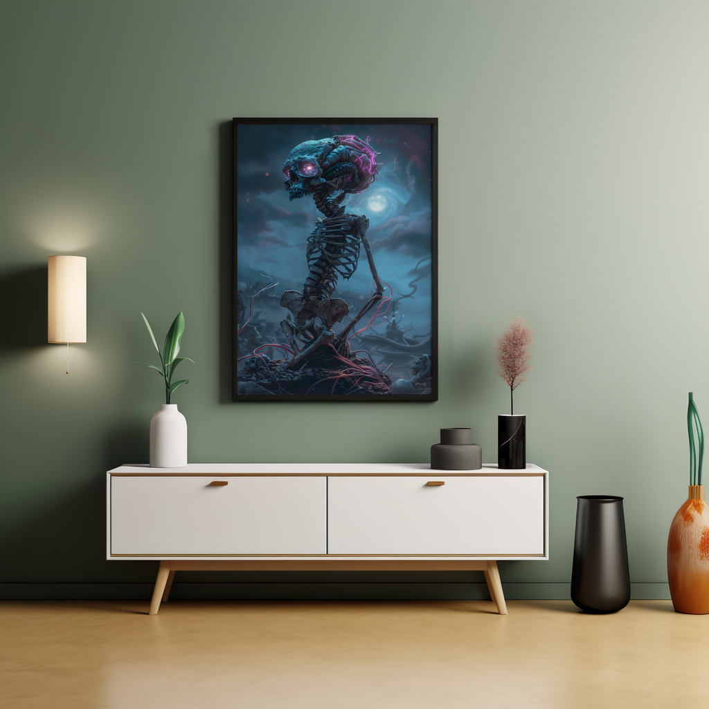 Sovereign of the Silent Depths | Metal Framed Poster