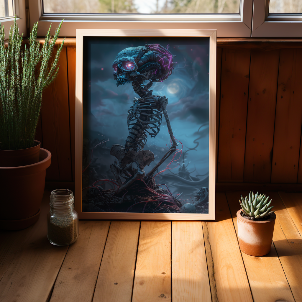 Sovereign of the Silent Depths | Metal Framed Poster