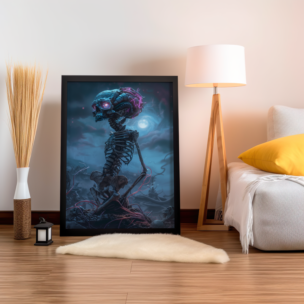 Sovereign of the Silent Depths | Brushed Aluminum Print