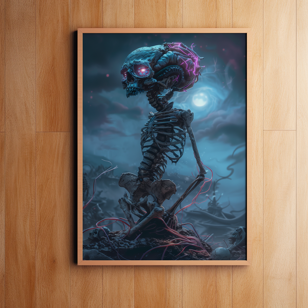 Sovereign of the Silent Depths | Wooden Framed Poster