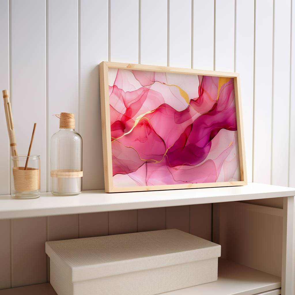 Vibrant Ethereality | Wooden Framed Poster