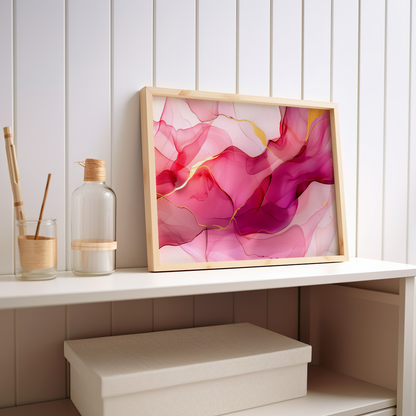 Vibrant Ethereality | Wooden Framed Poster