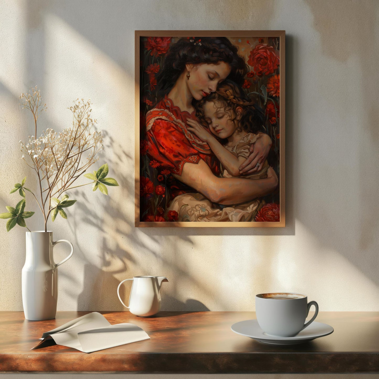 Embrace of Eden | Premium Wooden Framed Poster