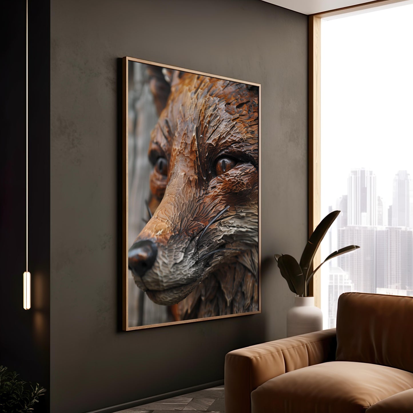 Woodland Watcher | Metal Framed Poster