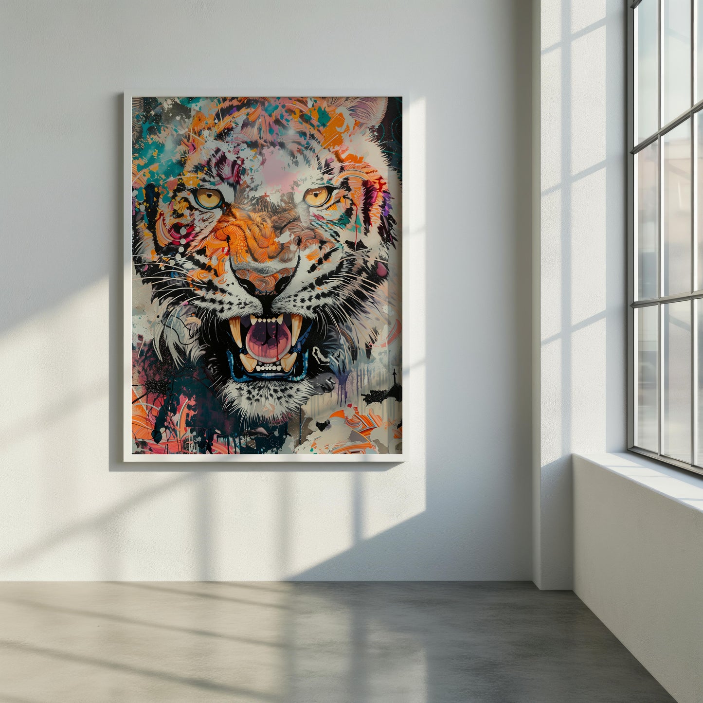 Feral Whispers | Brushed Aluminum Print