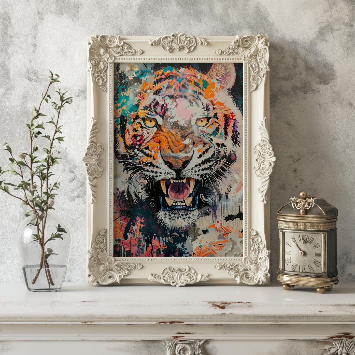 Feral Whispers | Wooden Framed Poster