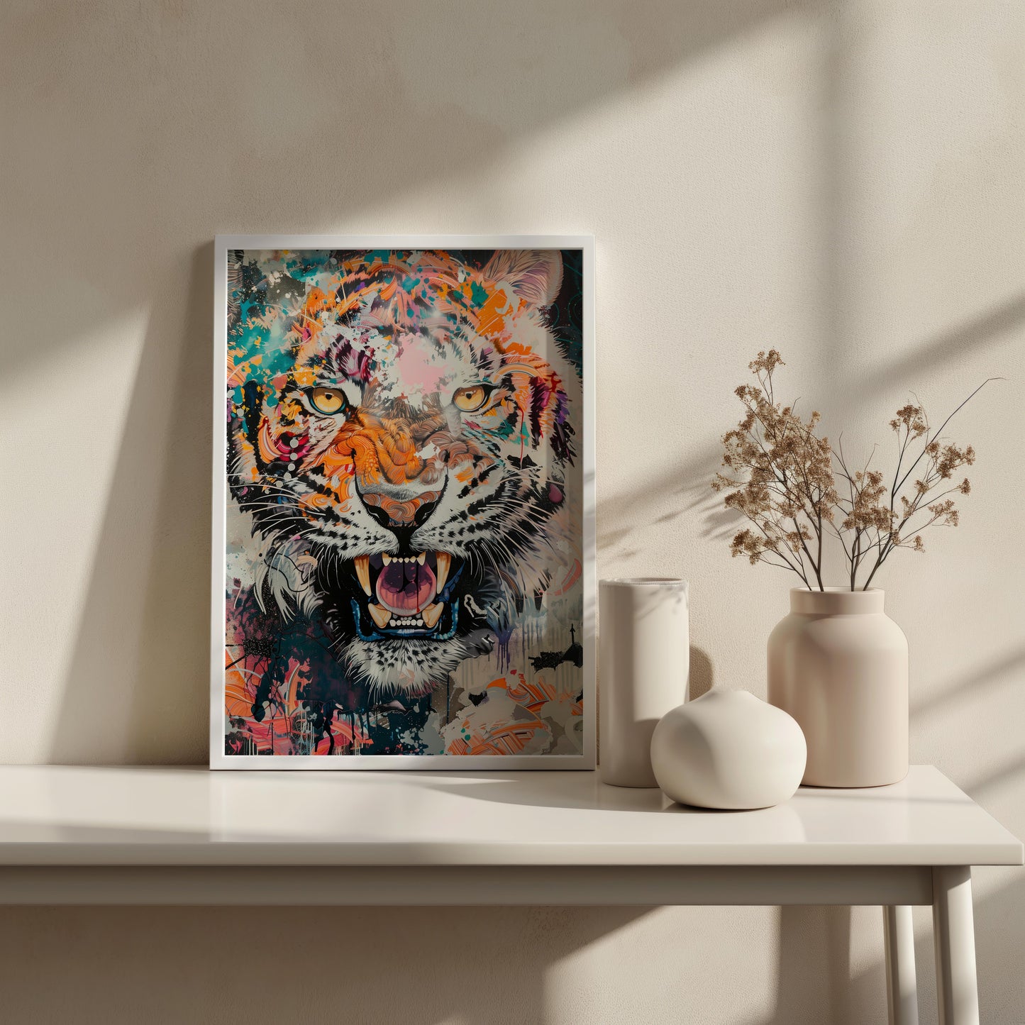 Feral Whispers | Premium Wooden Framed Poster