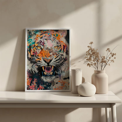 Feral Whispers | Wooden Framed Poster