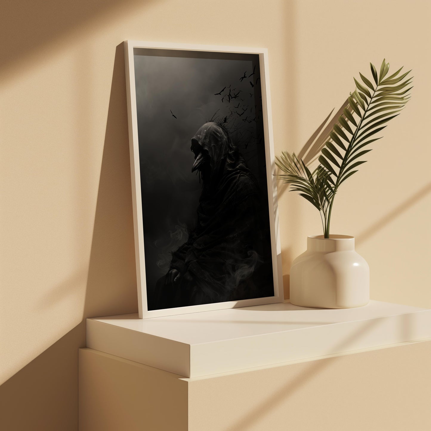 Whispers from the Shrouded Realm | Premium Wooden Framed Poster