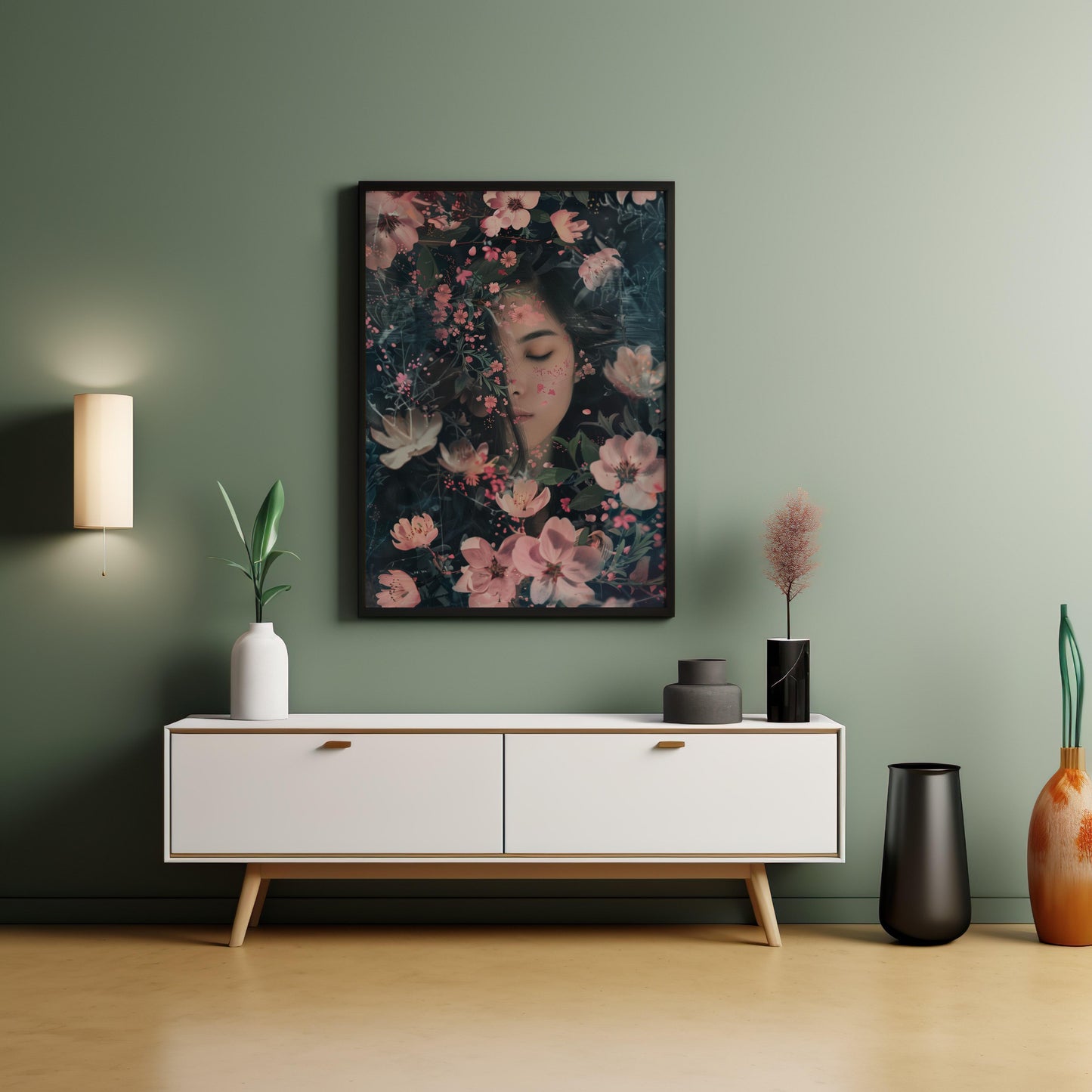 Whispers of the Blooming | Premium Wooden Framed Poster