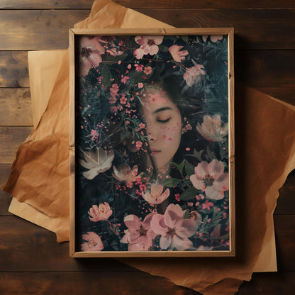 Whispers of the Blooming | Metal Framed Poster