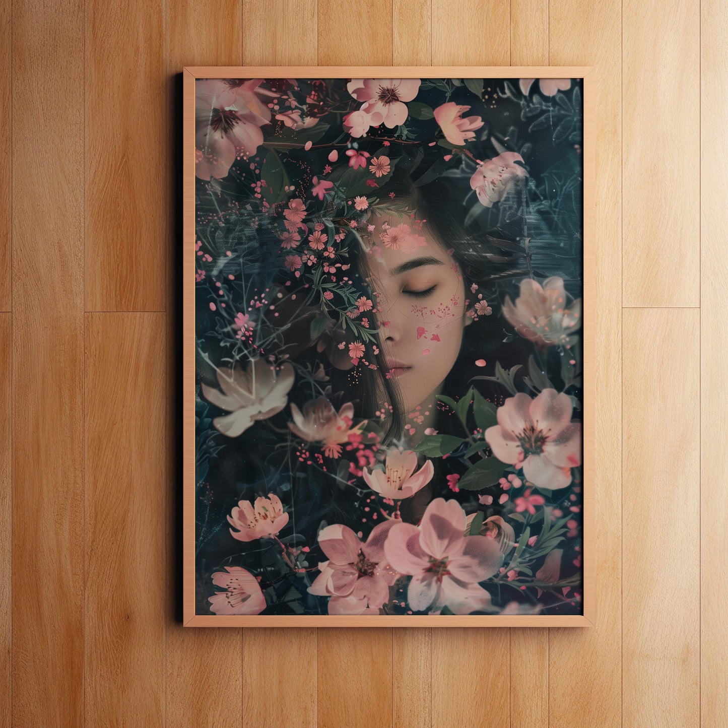 Whispers of the Blooming | Premium Wooden Framed Poster