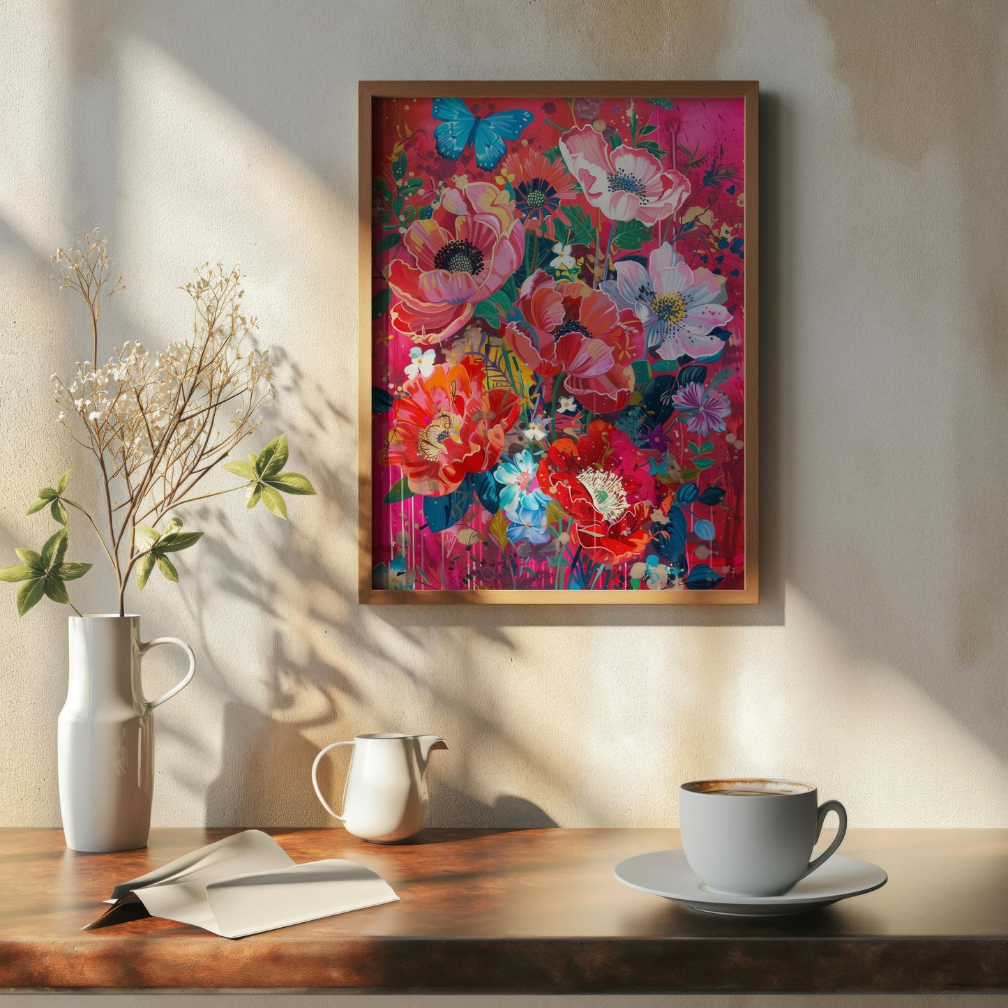 Blossom Rhapsody | Premium Wooden Framed Poster