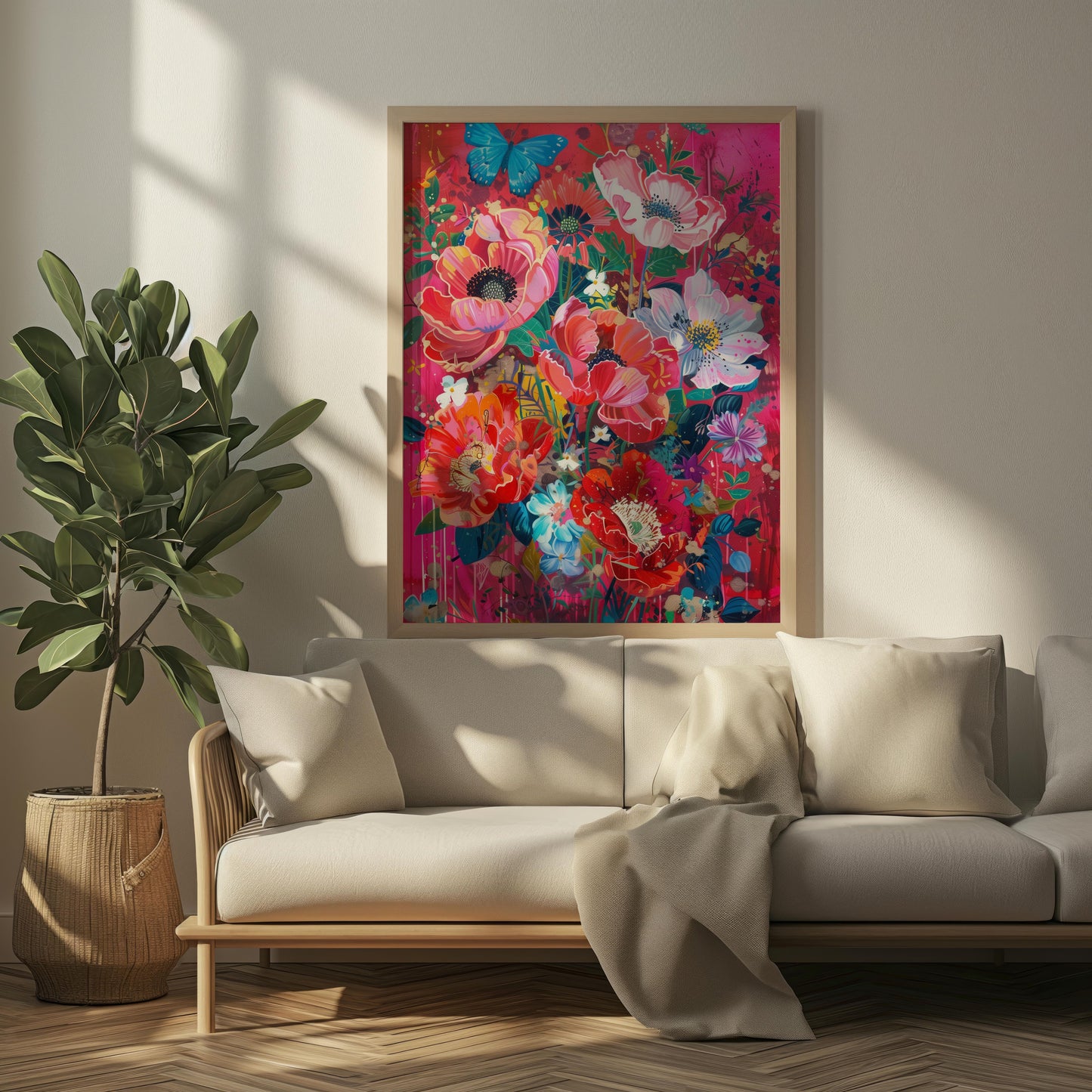 Blossom Rhapsody | Premium Wooden Framed Poster