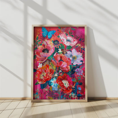 Blossom Rhapsody | Brushed Aluminum Print