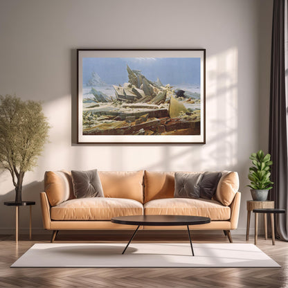 The Sea of Ice | Premium Wooden Framed Poster