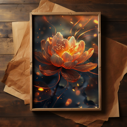 Stardust Serenade | Brushed Aluminum Print