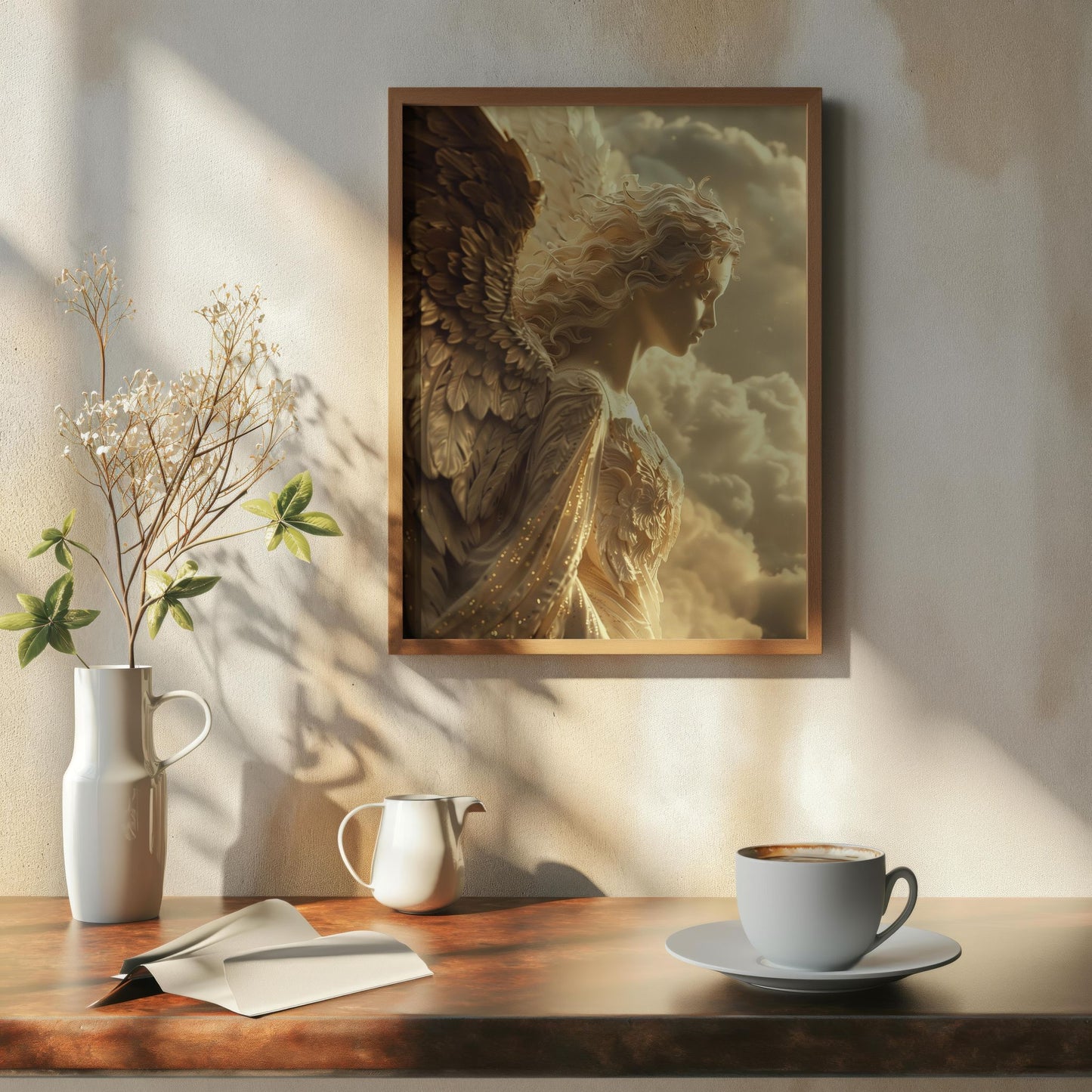 Celestial Grace | Premium Wooden Framed Poster