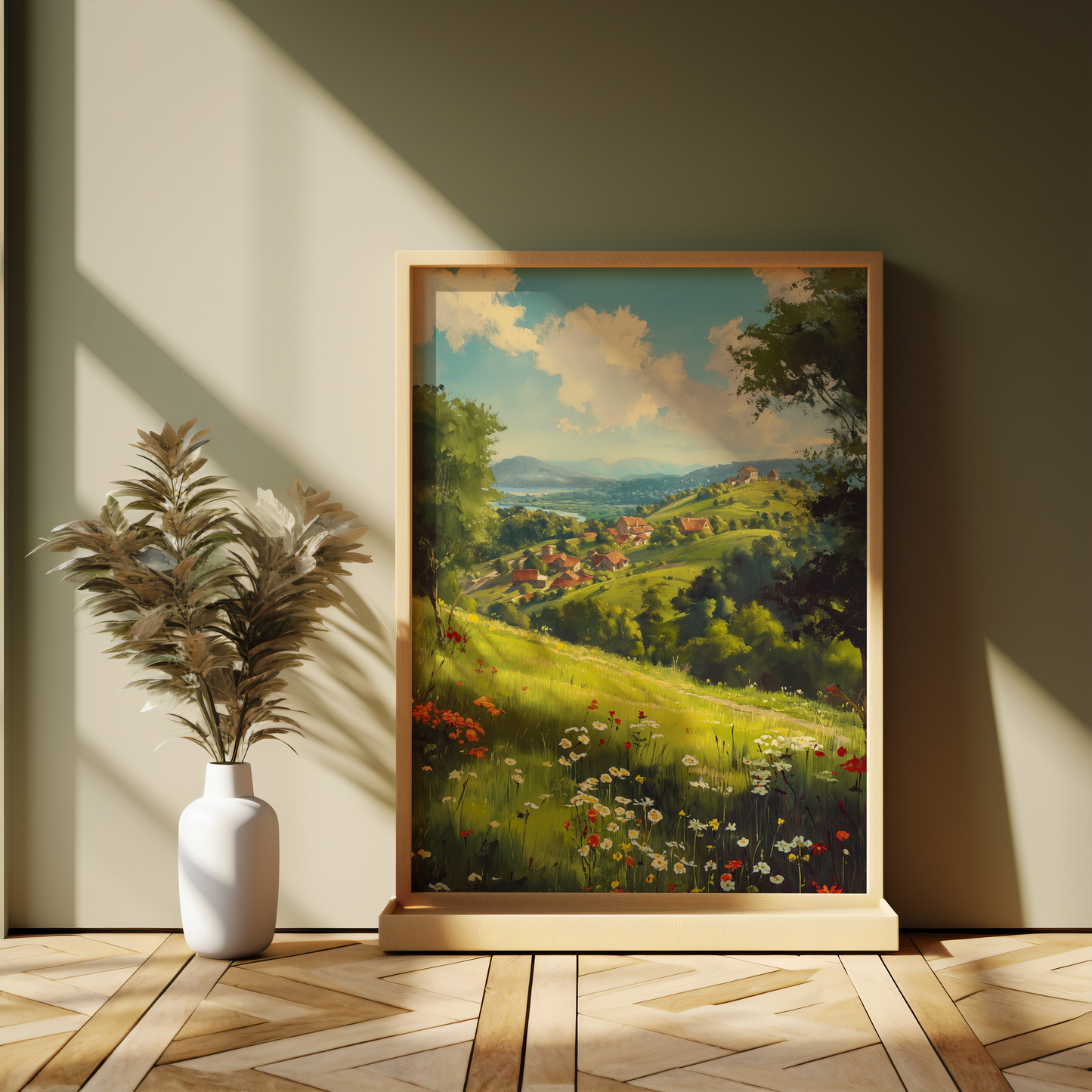 Whispering Meadows | Wooden Framed Poster