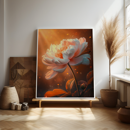 Radiant Bloom | Wooden Framed Poster