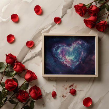 Celestial Love Embrace | Acrylic Print