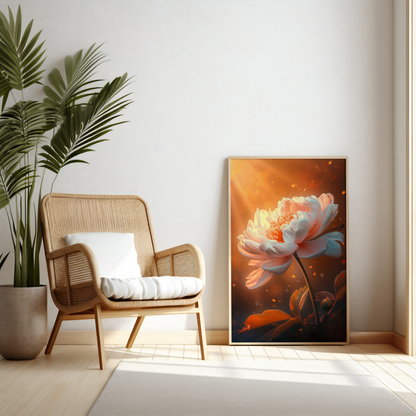 Radiant Bloom | Wooden Framed Poster