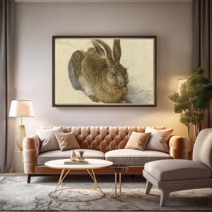 Young Hare | Premium Wooden Framed Poster