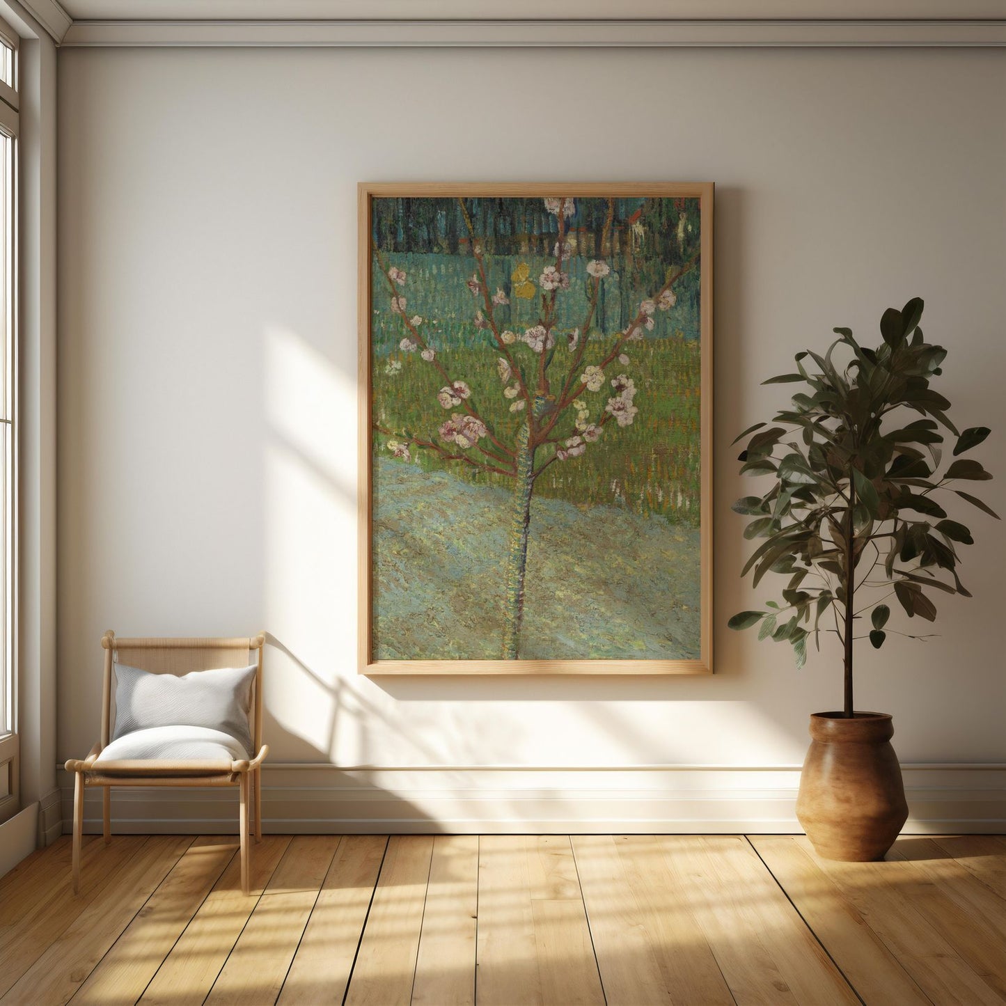 Peach Tree in Blossom | Poster Print