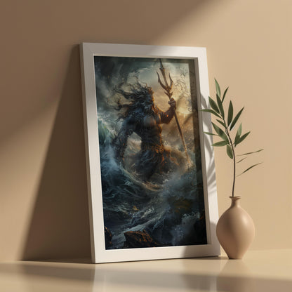 Sovereign of the Tempest | Wooden Framed Poster