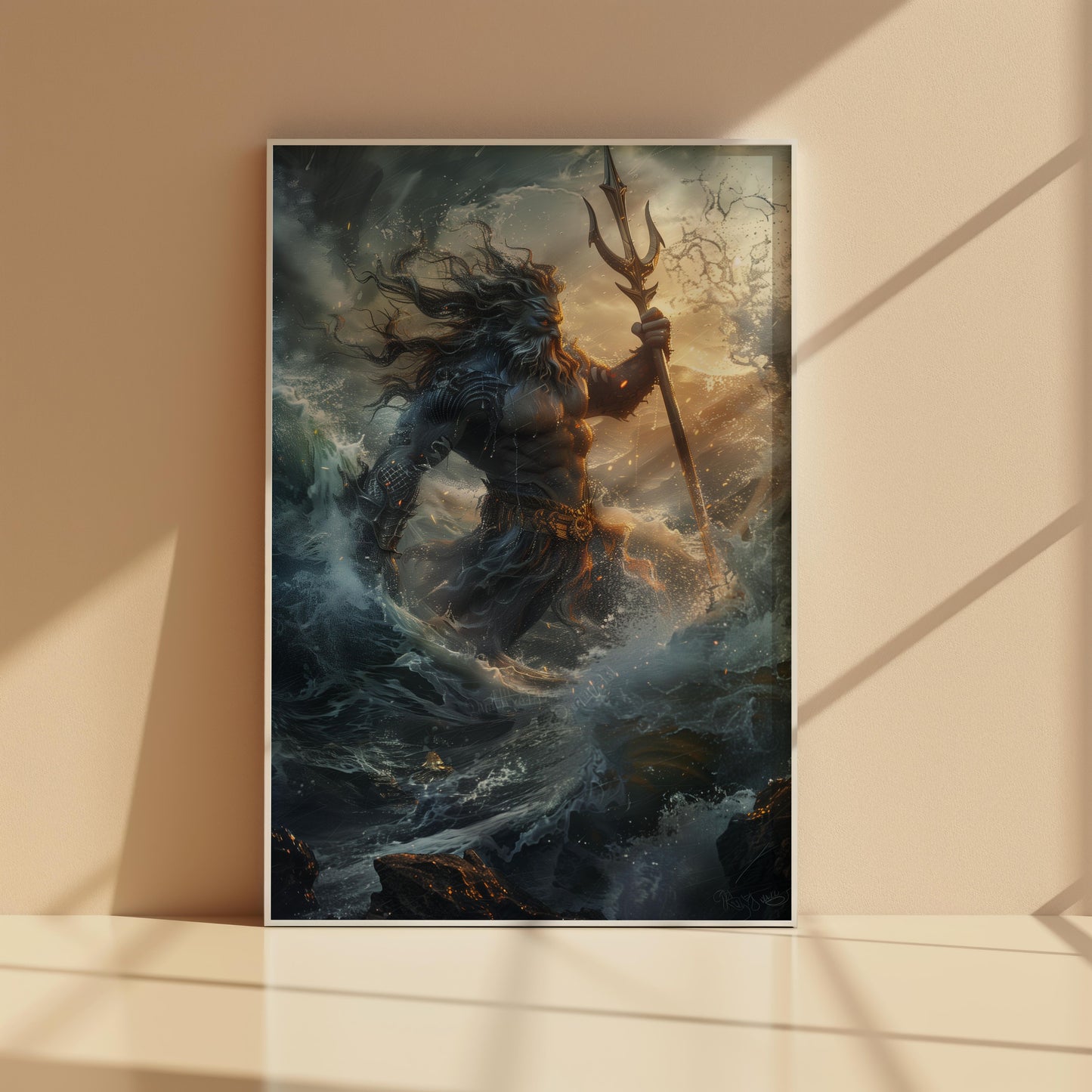 Sovereign of the Tempest | Wooden Framed Poster