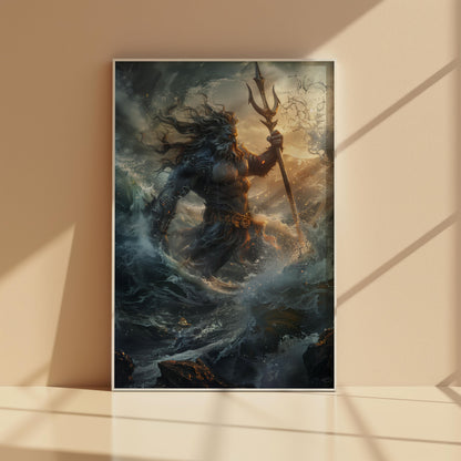 Sovereign of the Tempest | Wooden Framed Poster