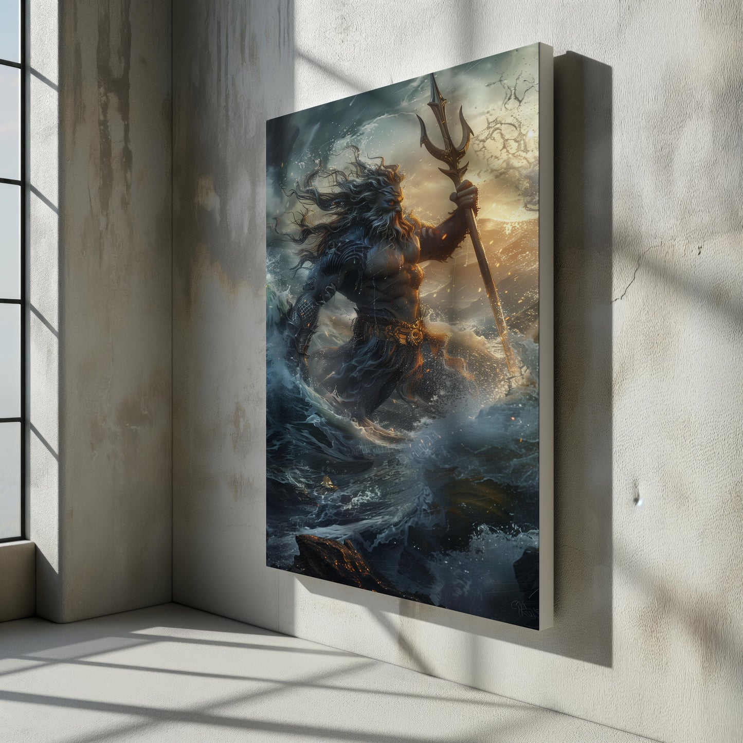 Sovereign of the Tempest | Wooden Framed Poster