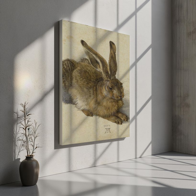 Young Hare | Aluminum Print