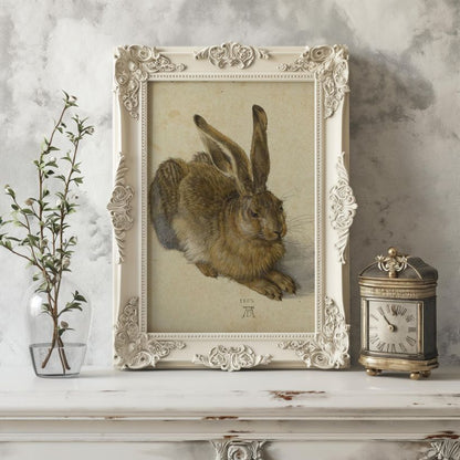 Young Hare | Wooden Framed Poster