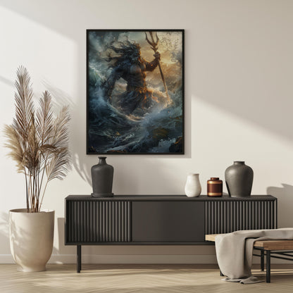 Sovereign of the Tempest | Premium Wooden Framed Poster