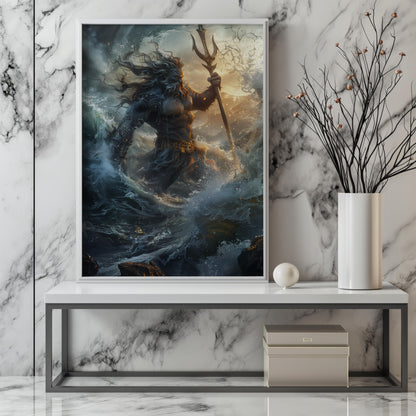 Sovereign of the Tempest | Premium Wooden Framed Poster