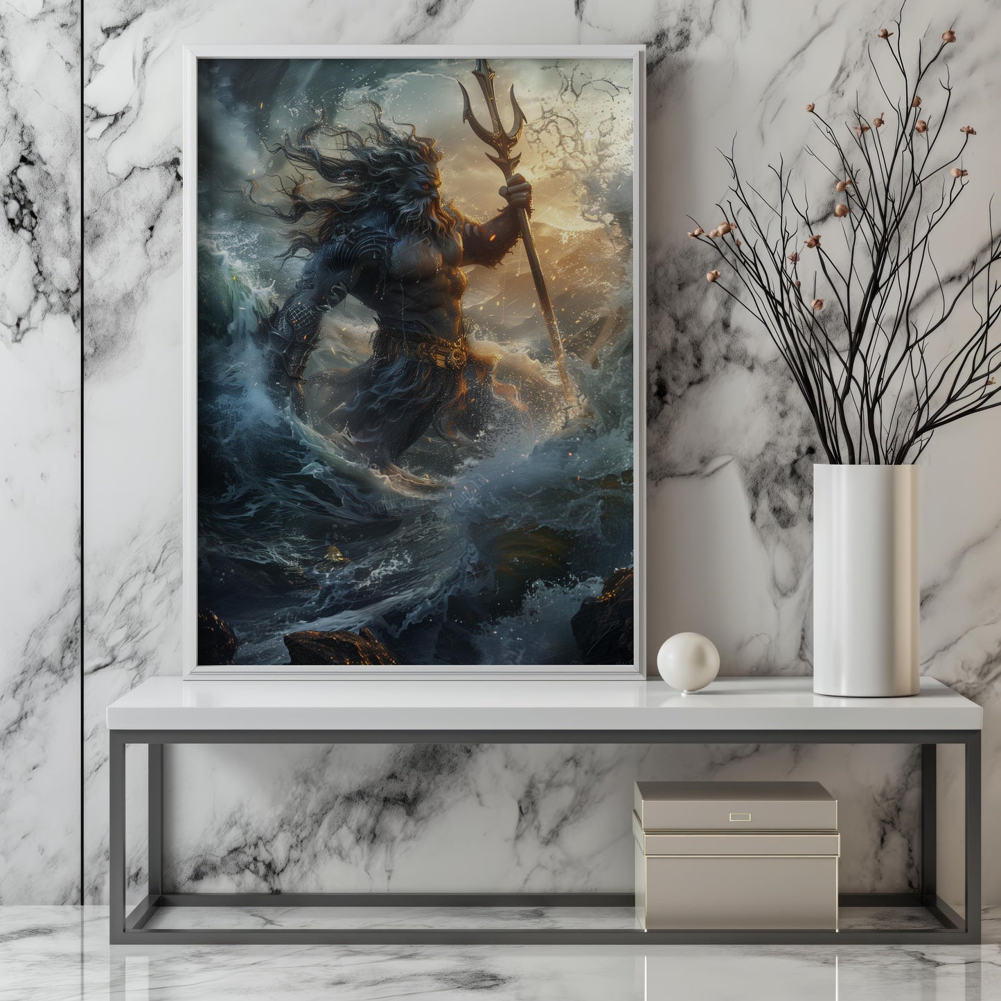 Sovereign of the Tempest | Wooden Framed Poster