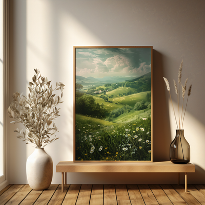 Quiet Meadows | Metal Framed Poster