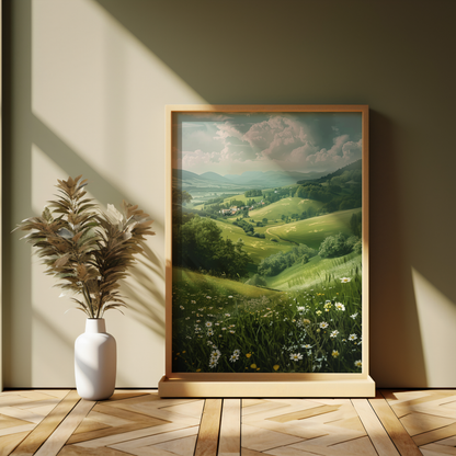 Quiet Meadows | Metal Framed Poster